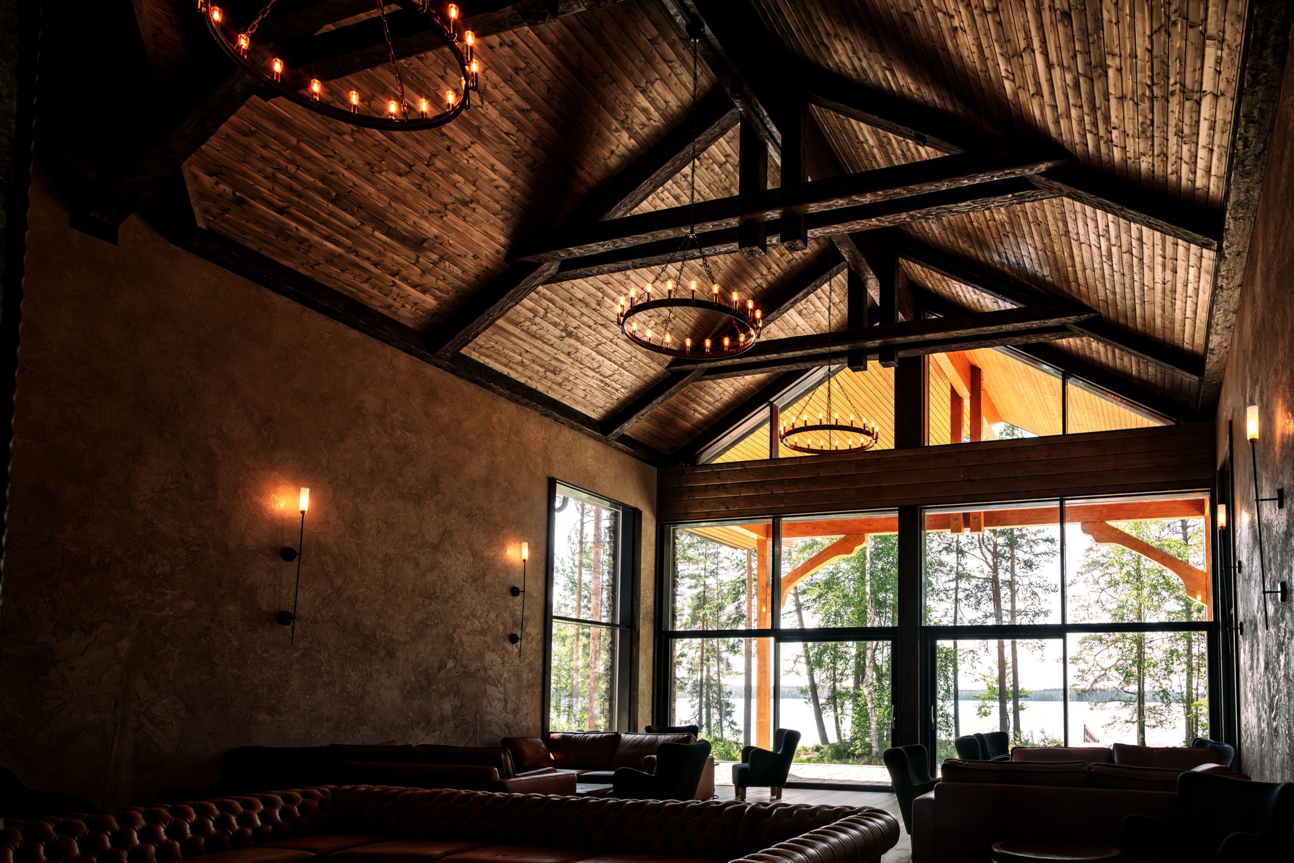 Luxury resort from inside